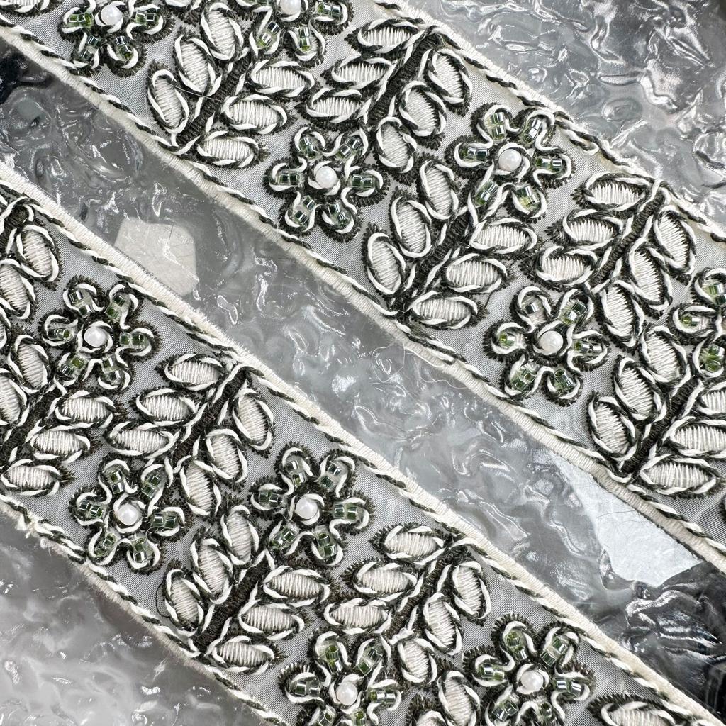 Exquisite 5Cm Car Strand Line Decoration Beads Embroidery Lace Clothing Window Decoration Luggage Belt Accessories Lace Accessories