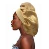 1pc Big Bonnets for Women Hair Care Large Satin Bonnet Silk Bonnet Hair Wrap for Sleeping Sleep Cap With Elastic Soft Band