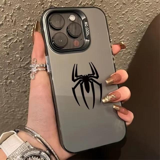 Чехол для телефона Bat Spider iPhone16Pro 15/14/13 Лазерный 12 Apple 11XsMax