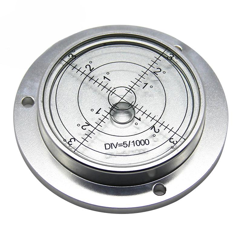 Круглые спиртовые уровни Кран Горизонтальный пузырьковый уровень Измерительный инструмент Размер 80*62*15 мм 1 шт. Пузырьковый уровень