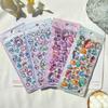 3D Crystal Gem Japanese Cartoon Stickers - Relief Decals Perfect for Kids Girls Reward Gift & Phone Case Kawaii Decor