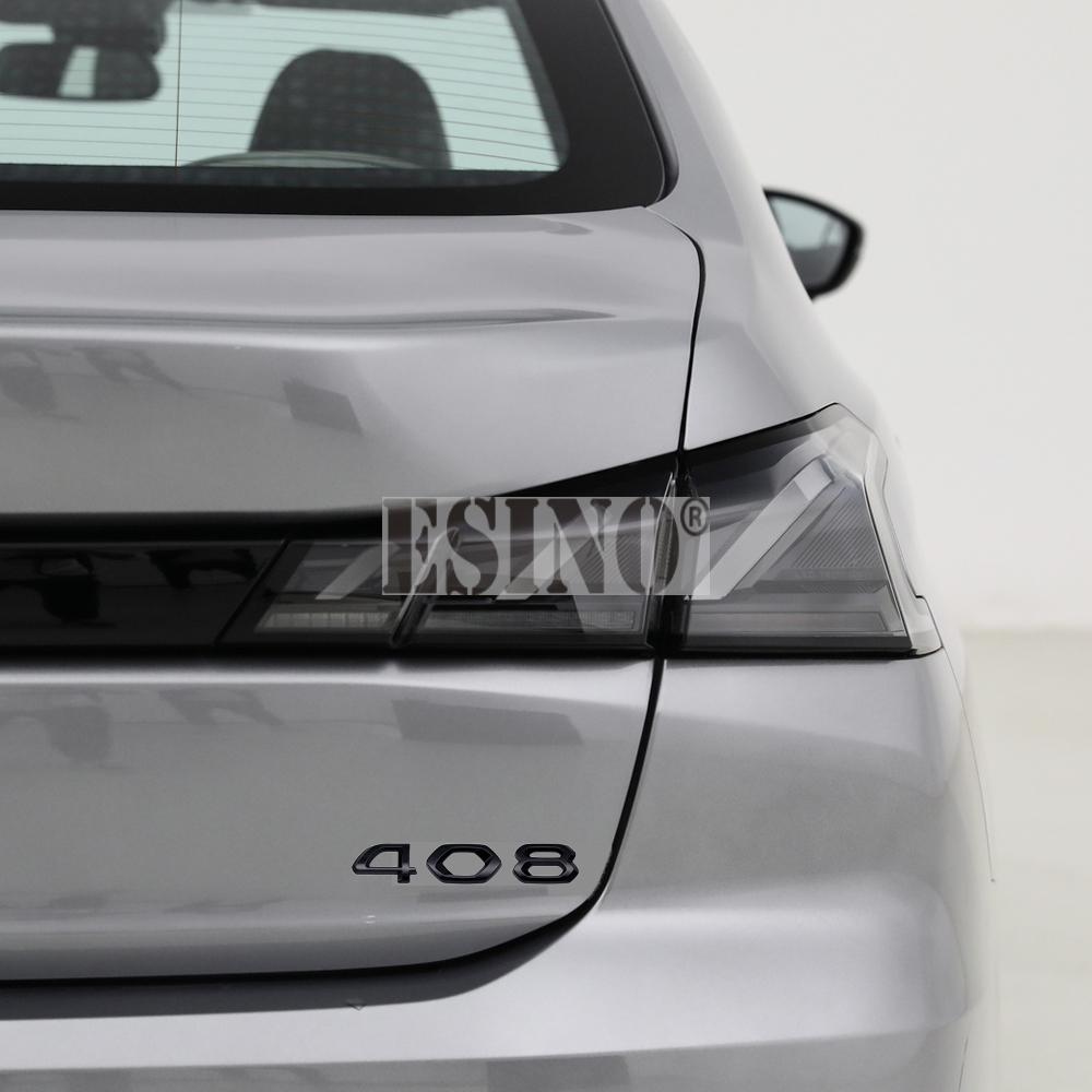 OQUP8 Car Styling 408 508 508L 4008 5008 GT 3D ABS Adhesive Emblem Trunk Badge Fender Sticker Body Decal for Peugeot 408 4008 508 5008