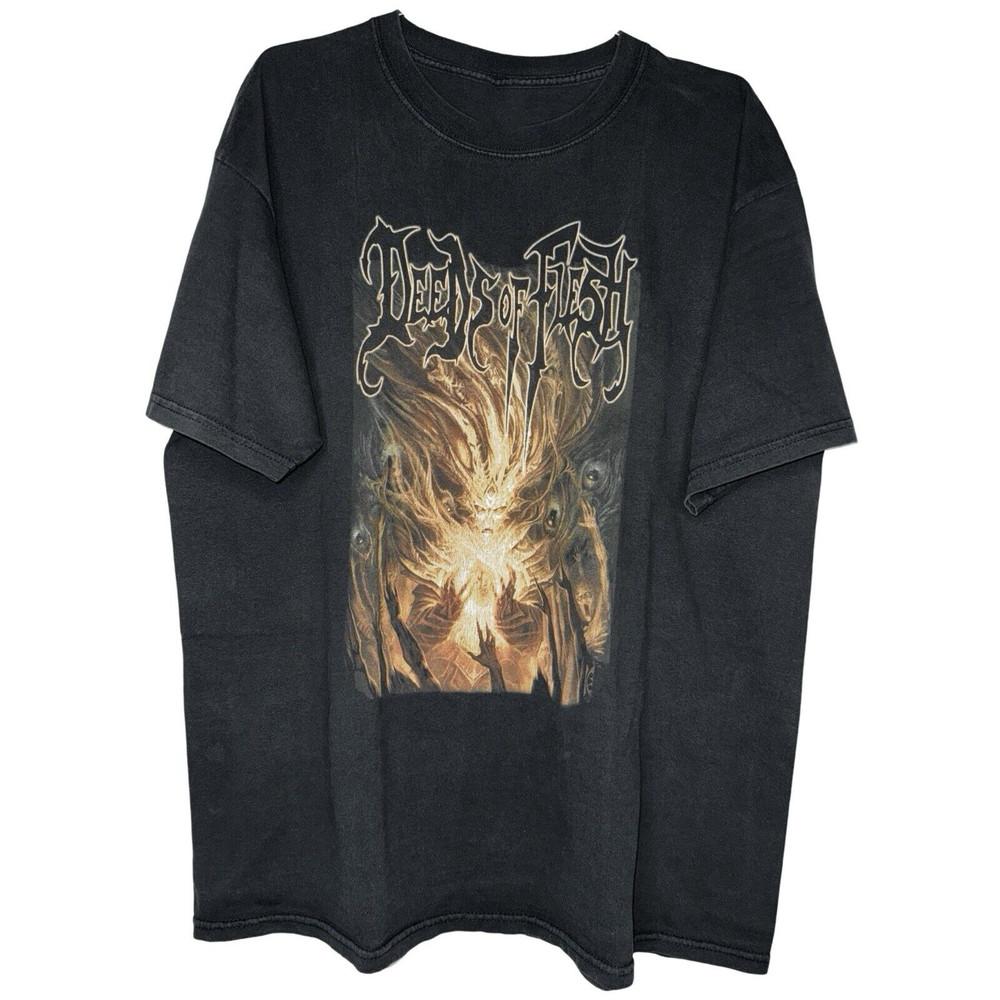 Deeds of Flesh Band Crown of Souls Unisex Adult T-Shirt All Size MK497 Unisex T-Shirt