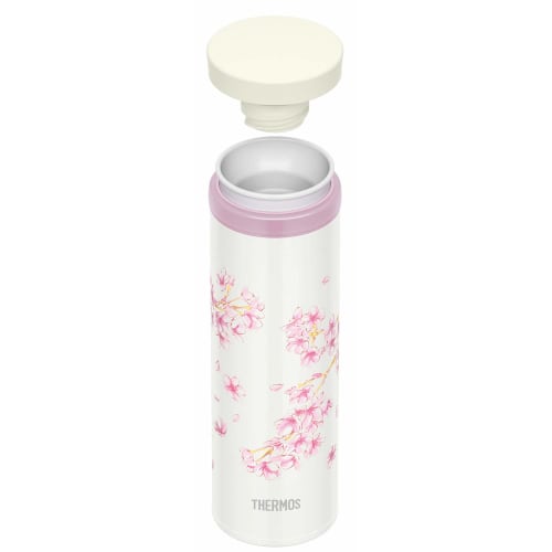 Thermos Water Bottle Made in Japan Vacuum Insulated Mobile Mug 500ml Hanazakura JNY-502 HNZ