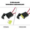 175-185 Degree Car Cooling Fan Thermostat Switch Sensor Relays Wire Harness 12V