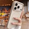 For Magsafe Magnetic Wireless Charging Matte PC Phone Case For iPhone 17 Pro 16 Pro Max Air Shockproof Soft Back Cover