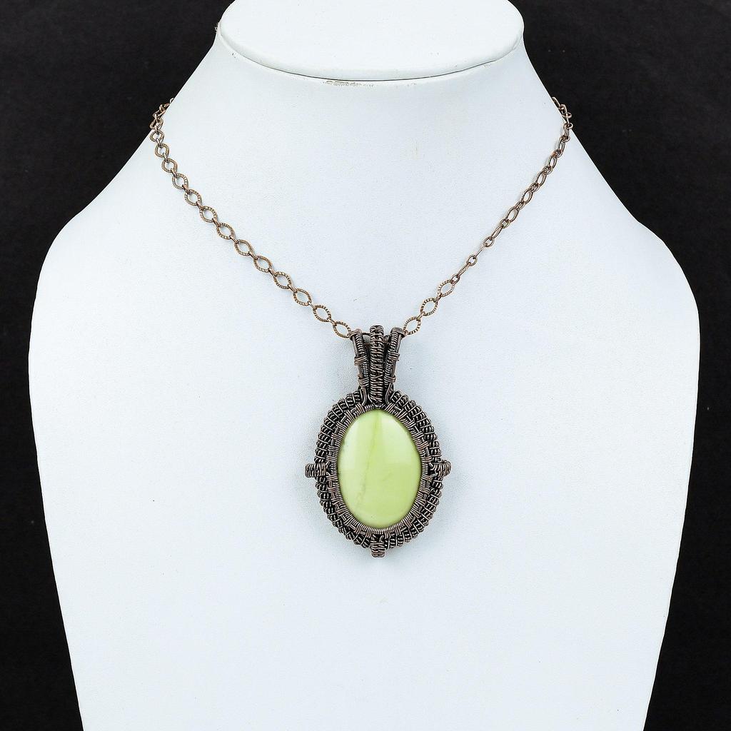 Подвеска-змеевик, медная проволочная обернутая подвеска, ювелирное изделие из змеи, кулон ручной работы, медное ювелирное изделие, подарок для нее, подвеска из драгоценного камня высшего качества