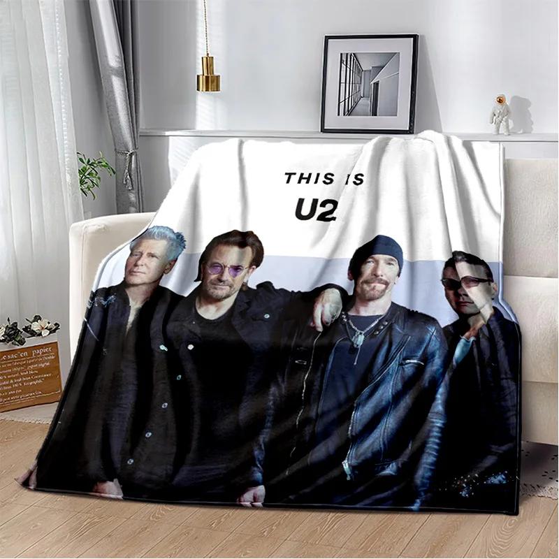 U2 Rock Bang Bono одеяло с 3D принтом, мягкое одеяло для дома, спальни, кровати, дивана, пикника, путешествий, офиса, отдыха, одеяло, детское одеяло