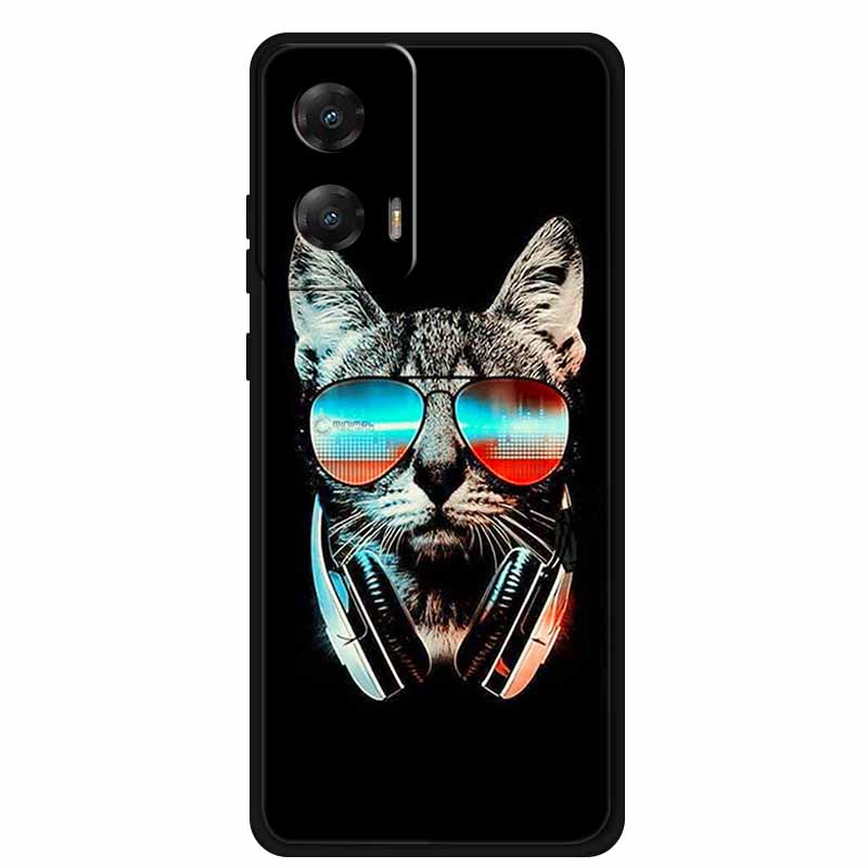 Для Moto G85 5G Чехол ТПУ Животные Мягкий Силикон Задняя Крышка Чехлы Для Телефона Для Motorola Moto E14 MotoG85 Волк Защитный Крутой funda
