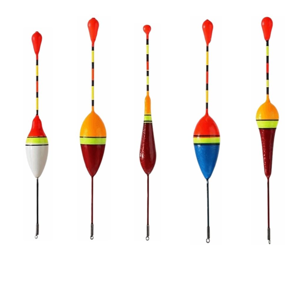 10PCS Oval-shaped Fishing Float Foam Fishing Slip Float Portable Fishing Bobber  Trout Fishing