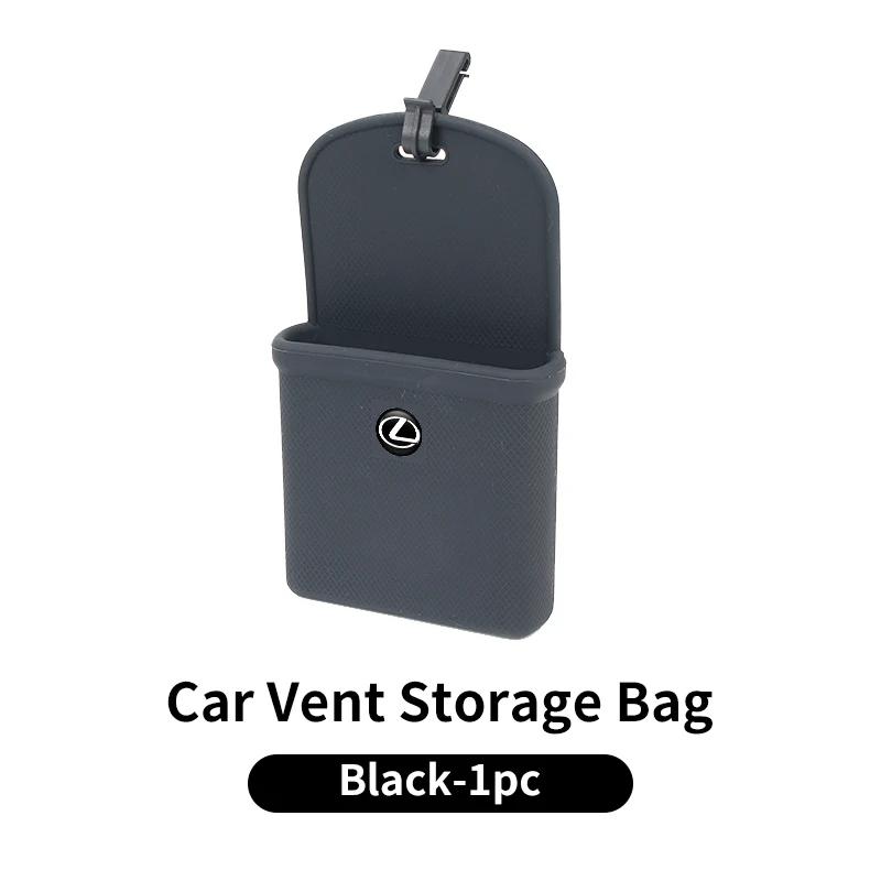 PPFX2 Car Vent Storage Box Storage Bag Tidy Organizer Phone Holder Interior For Lexus F SPORT ES ES300 GS IS GS200 LS LX570 RX300 IS25