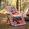 1pc Princess Strawberry4 Theme Blanket - Digital Print, Polyester, Cozy for All Seasons, Perfect for Outdoor, and Travel