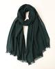 Yak Wool Solid Color Extended Shawl - Warm, Fashionable Scarf for Men and Women