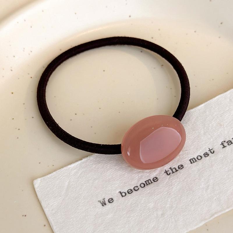 Резинки для волос для женщин и девочек, однотонная эластичная повязка на голову, держатель для хвоста, женские аксессуары для волос, резинки для волос