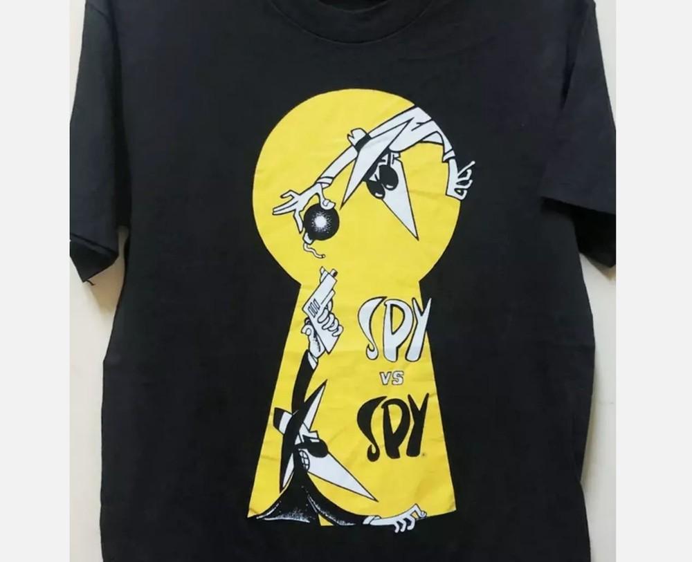 Spy vs Spy черная футболка с коротким рукавом Все размеры