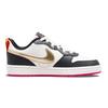 Nike Детские кроссовки Court Borough Low 2 SE GS Summit White Pink Prime Off-Noir Metallic-Pewter DJ0040-100