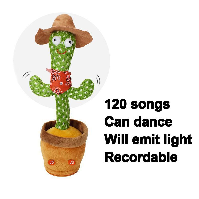 Говорящая танцующая игрушка-кактус