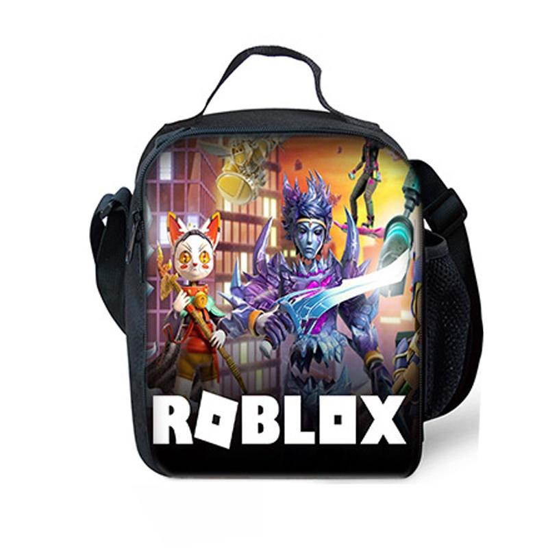Рюкзак Roblox большой вместимости с плавными двойными молниями для школы и путешествий