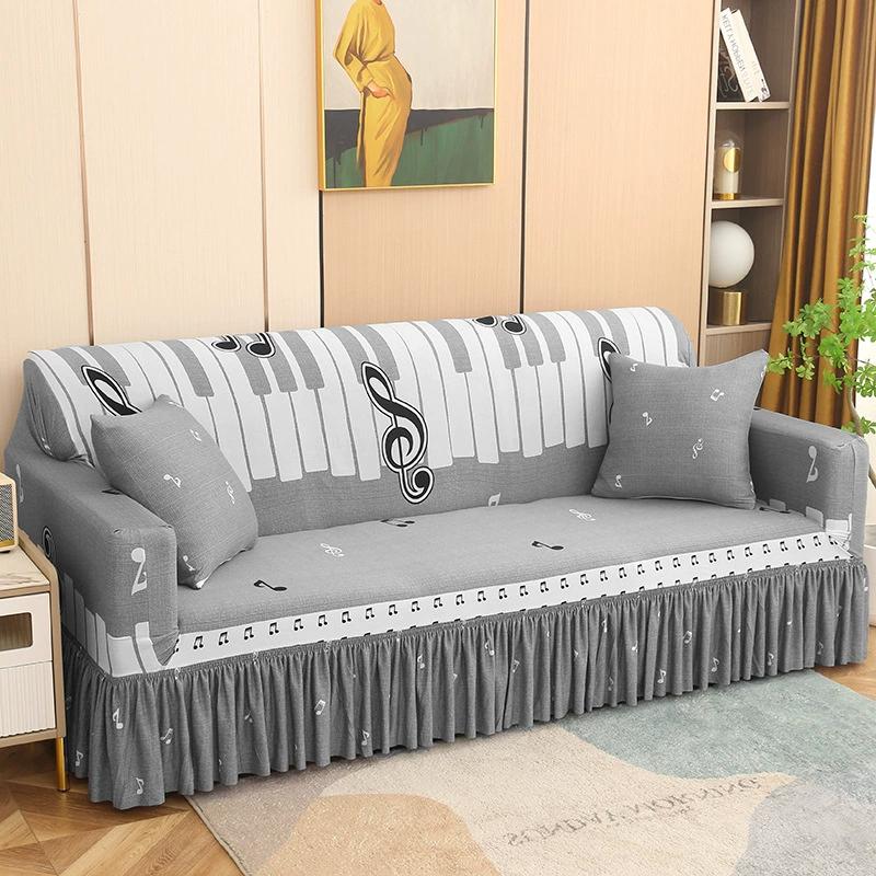 Чехол для дивана из высокоэластичного жаккарда, подходит для гостиных, прост в установке, можно стирать, чтобы защитить мебель