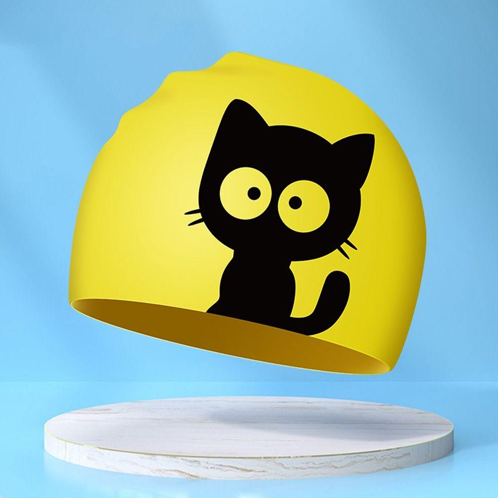 Водонепроницаемая детская шапочка для плавания Силиконовые шапочки для купания Шапочка Водный спорт Детская шапочка для плавания Мальчики Девочки