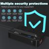 Автомобильный инвертор мощности 200 Вт, преобразователь 12 В в 220 В с 4 USB-портами и двойными розетками, удобный для переноски, для автомобилей, грузовиков, автодомов