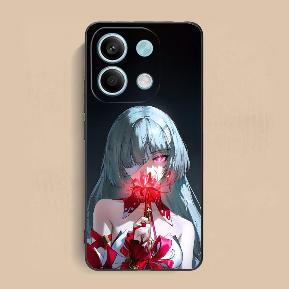 Чехол для мобильного телефона Wuthering Waves Phrolova Матовый ТПУ для Xiaomi Redmi Note 14 13 12 11 S Pro Plus 4G 5G Цветная Печать