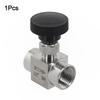 1 шт. 1/2'', 1/8'', 3/8'', 1/4'' BSP/NPT Внутренняя Наружная Угольник Игольчатый Клапан Кран 304 Нержавеющая Сталь Регулирование Потока Вода Газ Масло Пропан