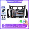 Android 14 для Toyota Yaris Vizi 2005 2006 2007 - 2012 Авто Радио Стерео Мультимедиа Видео Плеер GPS Навигация Carplay 2din DVD