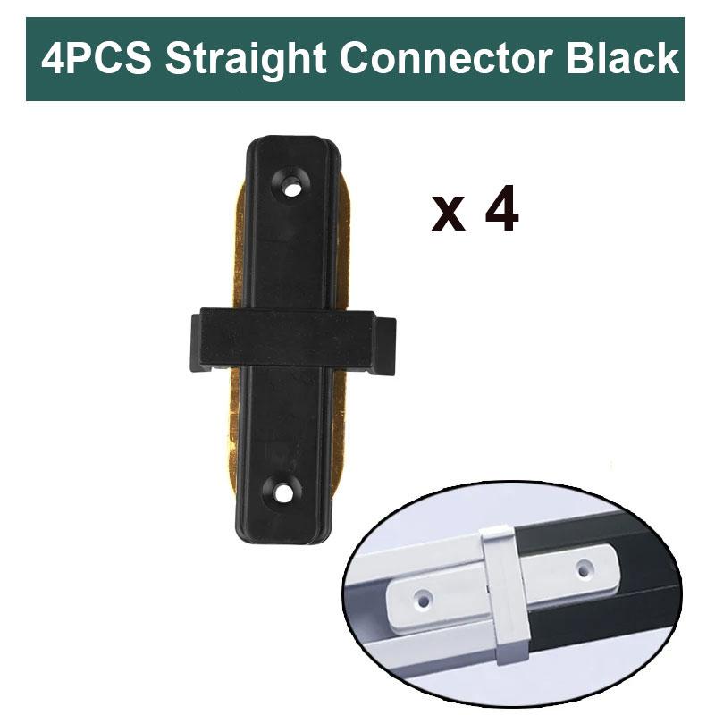 Комплект светильников на рельсах с 2 проводами, светильник на 0,5 м, светодиодный светильник на рельсах для гостиной, прямые/Г-образные разъемы, потолочная коробка