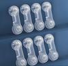 Child Lock Door Baby Door Child Drawer Door Earthquake Set of Baby Damage Strong Tape Lock, Lock, Lock, Stopper, Prevention, 8, Clear, Sticker-Type,