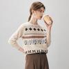 Komom Boca 2025 Autumn/Winter Women's Round Neck Cashmere Sweater
