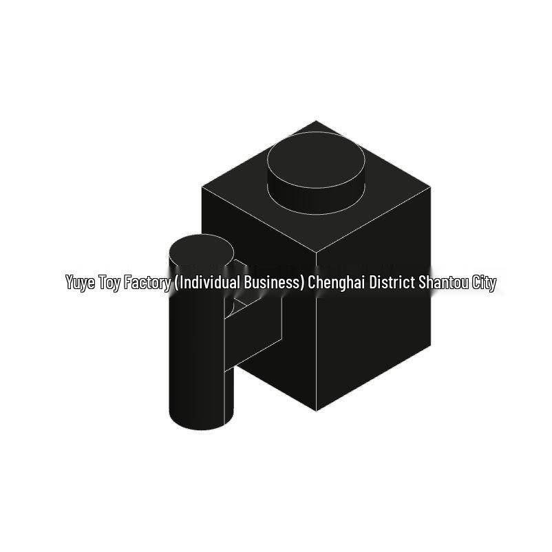 Small Particle Building Blocks: 1x1 Single-Sided Handle Brick - Educational Toy & Universal Accessory