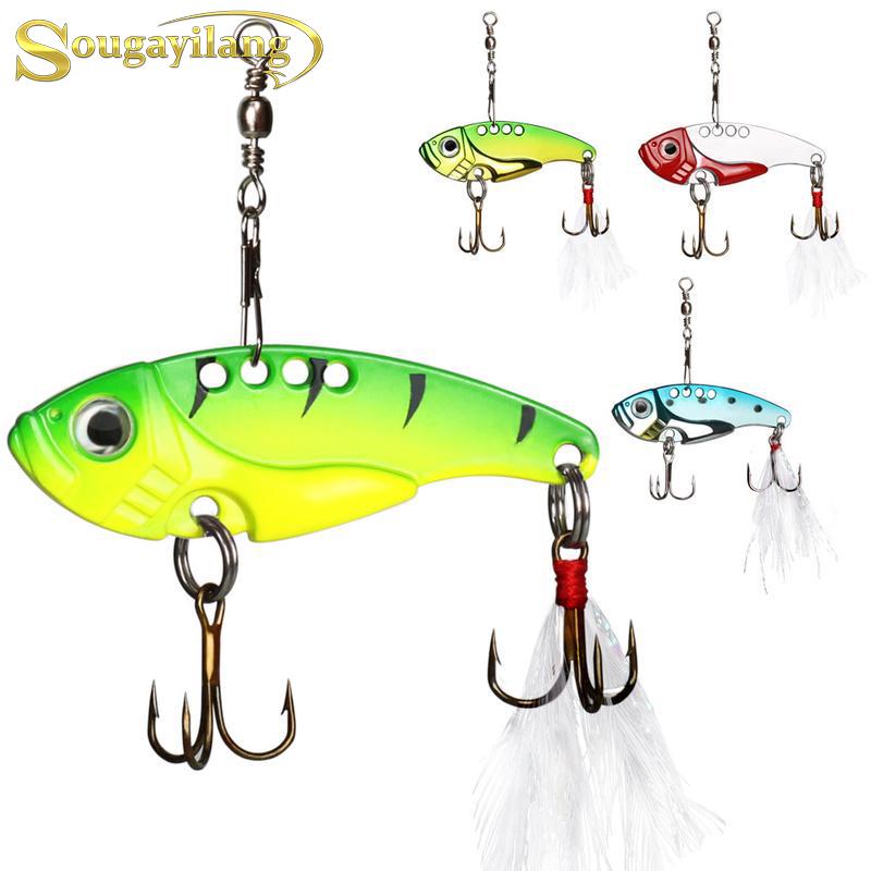 Рыболовные приманки Металлические рыболовные твердые приманки Ложка Приманки Спиннер Ложка SwimBaits Вибрационные рыболовные приманки
