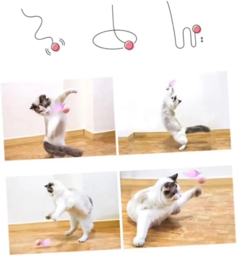 Игрушки для кошек Тренажер для игрушек Палочка для развлечений Практичная игрушка Перо Кошачья мята Игрушка для игрушек Палочка для дразнения кошек Электрическая палочка для кошек