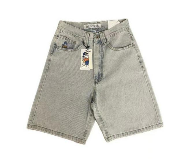 Мужские шорты Polar Big Boy с широкими штанинами в стиле хип-хоп из денима — модные и повседневные