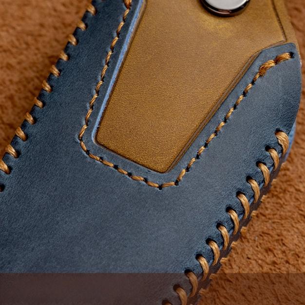 Кожаный чехол для ключа автомобиля, держатель, брелок для Hyundai Grandeur HG Седан Santa Fe 3DM Grand SantaFe 2018 IX45 EQUUS Azera Genesis G80