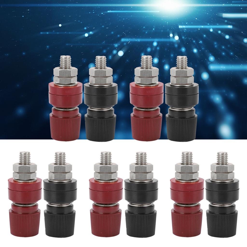 5 комплектов клемм M8 для присоединения, инженерный пластиковый никелированный латунный инверторный терминал для сварочного оборудования