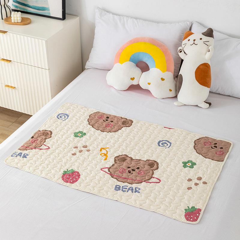 Чистый хлопок противоскользящие коврики для тети Moon Pad можно стирать сетчатый коврик физиология пример праздник анти-боковая протечка Dianz Baby подгузник Pad