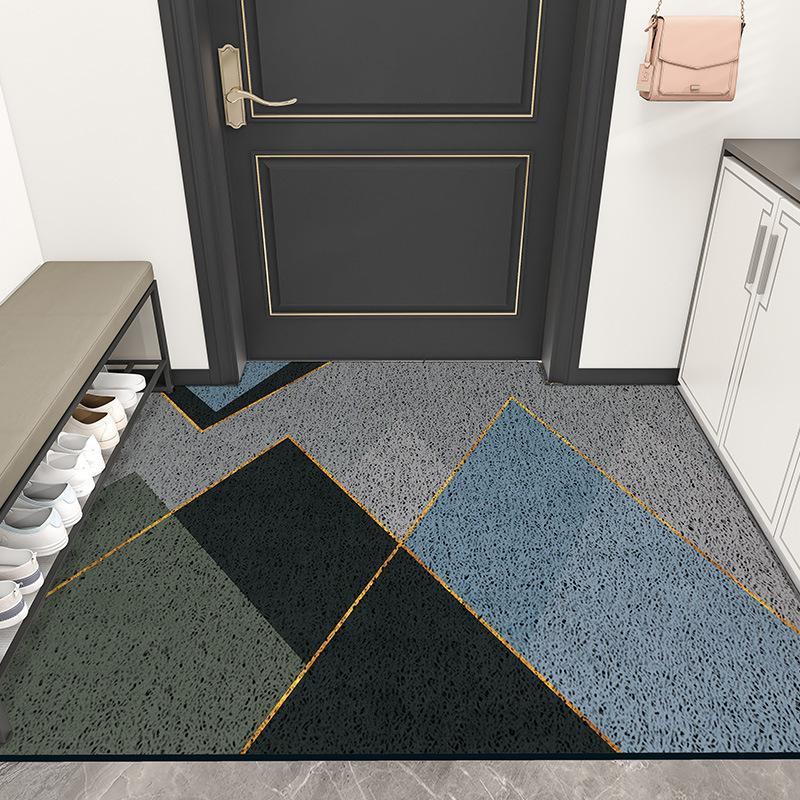 Entrance Door Mat Floor Mat Household Foyer Entrance Mat Wear-resistant and Anti Slip Foot Mat