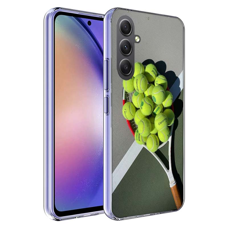 Tennis sport Cover For Samsung A54 A34 A24 A14 A53 A33 A23 A13 A52S A32 A22 A12 Phone Galaxy A03 A04 A02S A42 A73 TPU Case