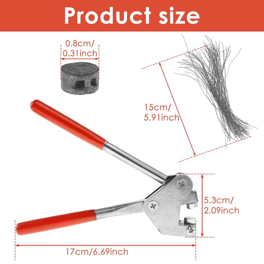 201Pcs Sealing Pliers Set Sealed Beans Sealing Wire Lead Sealing Pliers Calipers For Seal Water Meter Anti-Theft Sealin