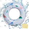 Круг для плавания с 2 виниловыми ремонтными лентами, Одноместный круг для детей и взрослых, Форма О, Сильная плавучесть, Толстый, Прочный, Устойчивый к протечкам, Стабильный,
