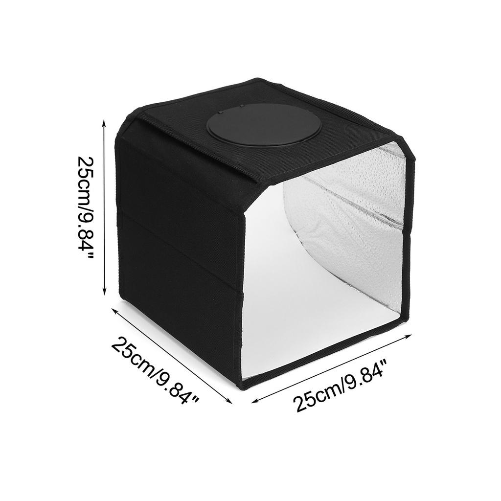 25/30 см лайтбокс для фотостудии складной мини портативный софтбокс встроенный свет с 6-цветным фоном для фотографии