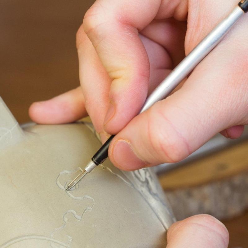 Ротационный гравировальный инструмент-ручка с 3 скоростями, эргономичный дизайн, для изготовления ювелирных изделий, DIY-проектов и художественных работ