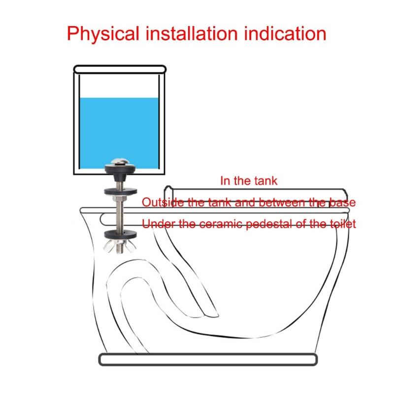 Набор из 2 болтов для сиденья унитаза Портативные Прочные Запасные Винты и Резиновые Шайбы для Надежной Легкой Установки Конструкции