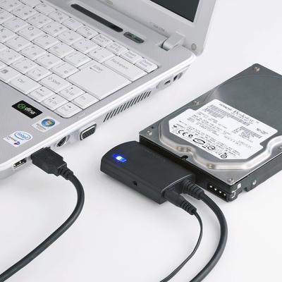SANWA SUPPLY Кабель-переходник SATA на USB для жестких дисков/SSD/оптических приводов, версия 3.0, длина 0,8 м, USB-CVIDE3