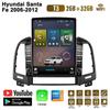 9.7 Inch Car Radio For Hyundai Santa Fe 2006-2012 Android 2 DIN Tesla Vertical Screen Carplay Auto Radio Multimedia Player 2+32GB