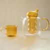 Glass Pitcher Cute Teapots Glass Set Tea Set Kettle Glass Mug Cups Teaware Heat Resistant Glasses Tea Pot Set Tea Infuser