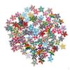 100 Pieces 19mm Snowflake Shape Embellishments Christmas Decoration