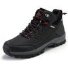 Leather Sneakers Brand Men Winter Snow Boots Waterproof Super Warm Outdoor Male Hiking Boots Work Shoes Size 39-46 Men Boots